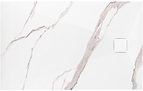 Douchebak Rea Magnum CARRARA WHITE 80x100
