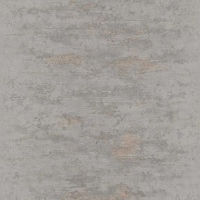 Noordwand Topchic Behang betonstijl grijs en goudkleurig