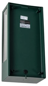 Buiten wandlamp donker groen met schemersensor IP44 - Rotterdam