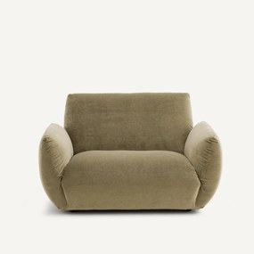 Fauteuil van linnen fluweel, SPOGANO