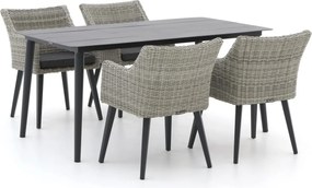 Diningset Manifesto  | 4 personen | Tuinset aluminium | 5-delig | Kees Smit Tuinmeubelen