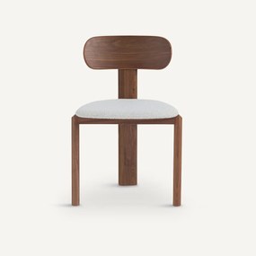 Stoel in bouclette, design E. Gallina, Marais