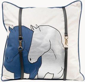 Fluwelen kussen Horse Date