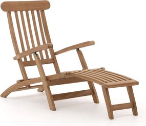 + 15% kassakorting | Verstelbaar ligbed Sunyard | Teakhout | Natural Teak | Ligstoel tuin | Strandbed | Kees Smit Tuinmeubelen
