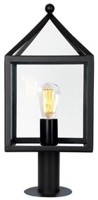 Bloemendaal Sokkellamp Zwart met LED
