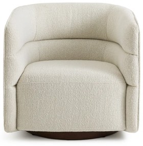 Draaibare fauteuil in twee stoffen, Andrew