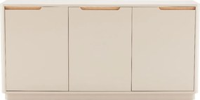 Mat Dressoir Grijsbeige 152 Cm - 152x40x75cm.
