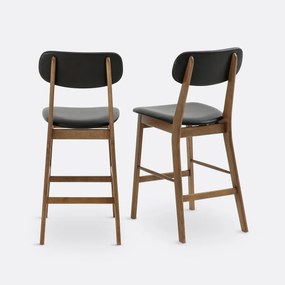 Set van 2 halfhoge barstoelen, Selyn