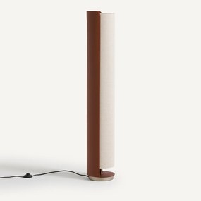 Voetlamp in simili en linnen, Glipie