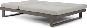 Lifestyle Garden Furniture Massimo Ligbed Met Kussen Antraciet/sandy Aluminium Grijs