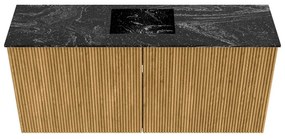 Mondiaz Joya DLux 90cm toiletmeubel oak met wastafel faye midden 1 kraangat lava