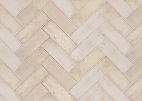 Wandtegel visgraat beige Estudio Amazonia 20x6,5cm sand glans