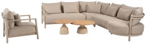 4 Seasons Outdoor Mykonos loungestoel Loungestoel   beige weerbestendig