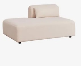 Linker Divanmodule Voor Modulaire Bank Fogler Teddystof Crème Beige - Sklum