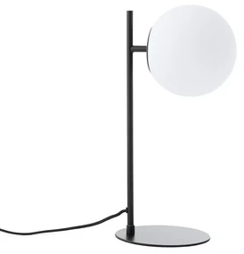 Tafellamp in metaal en opaline glas, Atea