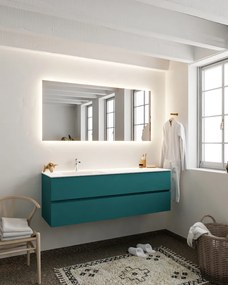 Mondiaz Vica 150cm badmeubel smag 2 lades wastafel Cloud links met 1 kraangat