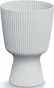 Prosperplast Milly Round Bloempot - Wit -Ø 15 cm - 21,5 cm hoog