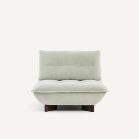 Modulaire fauteuil in stonewashed fluweel, KAORI