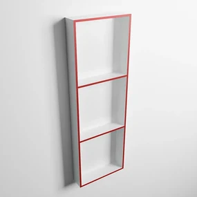 Mondiaz Easy nis 90x30x8cm 3 vakken fire/talc