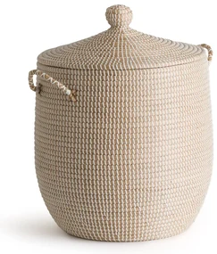 Mand met deksel H58 cm, Natala