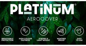 Platinum Aerocover ronde tuinsethoes - 320x85 cm.