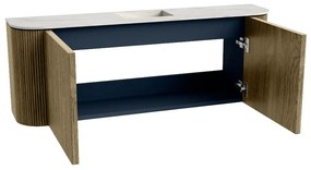 Mondiaz Joya DLux 115cm toiletmeubel ronding links/rechts dusk met wastafel faye midden 1 kraangat ostra