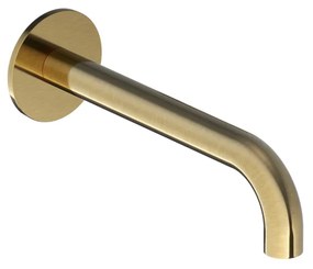 Hotbath Cobber baduitloop 22.5cm messing geborsteld