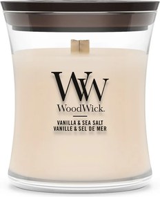 WoodWick geurkaars - Mini Hourglass - Vanilla &amp; Sea Salt