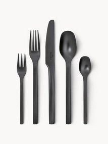 Mat geborstelde bestekset Manufacture Rock, 4 personen (20-delig)