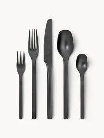 Mat geborstelde bestekset Manufacture Rock, 4 personen (20-delig)