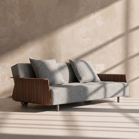 Innovation Living Long Horn D.E.L. Verrijdbare Slaapbank Met Walnoot Arm