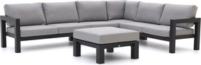 Hoek loungeset Bellagio | 6 personen | Loungeset Grijs | Hoekbank Aluminium | Kees Smit Tuinmeubelen