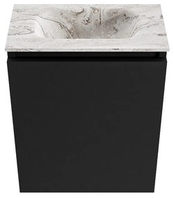 Mondiaz Ture DLux toiletmeubel 40cm urban met wastafel glace midden zonder kraangat