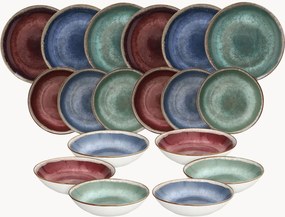 Porseleinen serviesset Moon, 6 personen, 18-delig