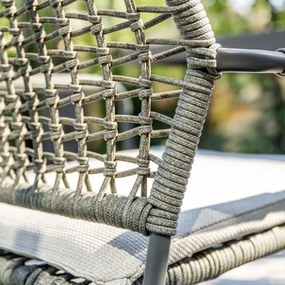 Garden Impressions Natas tuinstoel stapelbaar grijs - 2 stuks