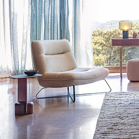Fauteuil, stof in zuiver linnen, Helma