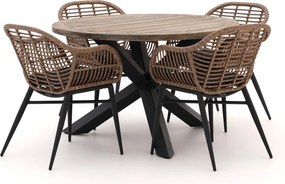 Diningset Intenso | 4 personen | Tuinset teakhout | 5-delig | Kees Smit Tuinmeubelen