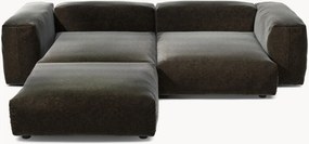 Modulaire hoekbank Vetsak (3-zits) van fluweel