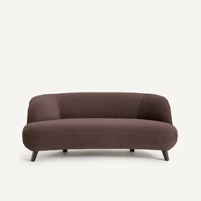 3-zits bank in linnen fluweel, Rosebury, ontwerp Emmanuel Gallina