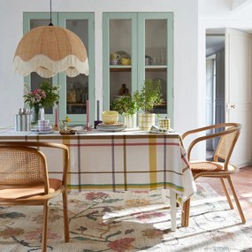 Hanglamp in rotan, met franjes,Ø69 cm, Daphné