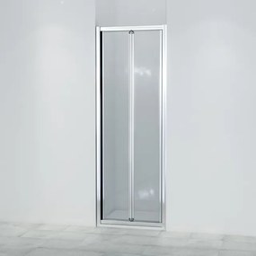 Saniclass Fold Vouwdeur - 90x190cm - 6mm veiligheidsglas - alu profiel - anti kalk - chroom SW8416