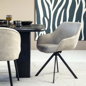 Eleonora Mame Draaibare Eetkamerstoel Beige