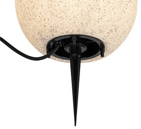 Smart buitenlamp grijs 25 cm IP65 incl. Wifi A60 - Nura