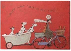 Schilderij op canvas Sam Toft - Don't Dilly Dally on the Way