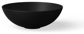 Looox sink collection opzet waskom rond diameter 40cm matt black WWK40MZ