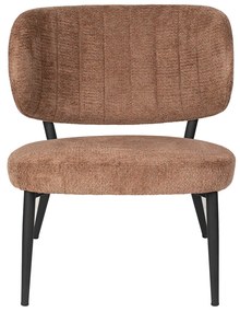 Bruine Fauteuil Met Ronde Rugleuning