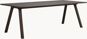 Eettafel Clapperton van eikenhout, 220 x 95 cm