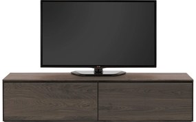 Goossens Excellent Tv Meubel Vic, 2 kleppen met kabeldoorvoer in bovenblad