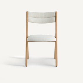 Eikenhouten stoel, Camminata, ontwerp Emmanuel Gallina