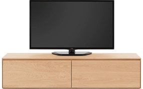 Goossens Excellent Tv Meubel Vic, 2 kleppen met kabeldoorvoer in bovenblad